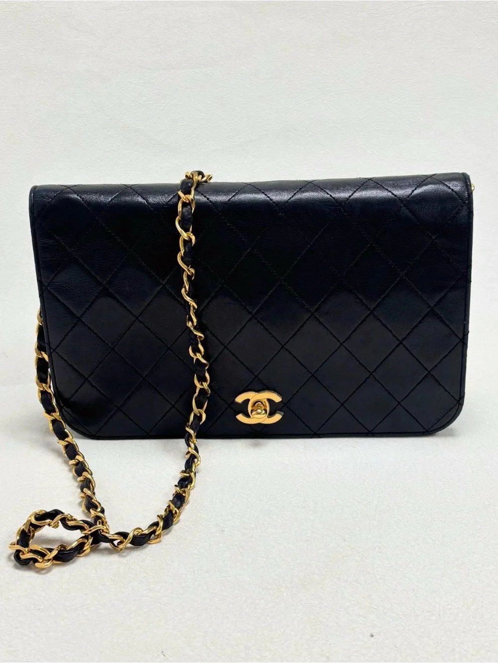 Vintage Chanel Classic Full Flap Shoulder Bag